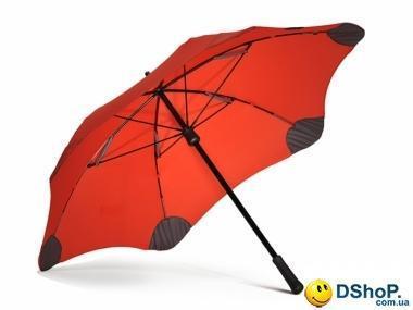 Противоштормовой зонт-трость женский механический BLUNT (БЛАНТ) Bl-mini-red