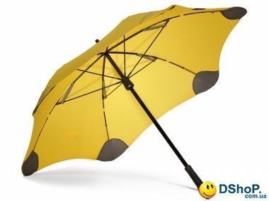 Противоштормовой зонт-трость женский механический BLUNT (БЛАНТ) Bl-mini-yellow