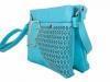 Женская сумка через плечо из качественного кожезаменителя RONAERDO (РОНАЭРДО) BAL0346-blue