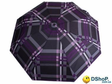 Зонт женский автомат RAINY DAYS (РЕЙНИ ДЕЙС) U768550-violet-kletka