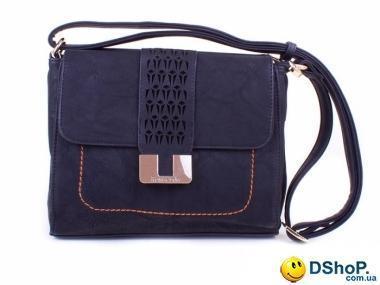 Женская сумка через плечо из качественного кожезаменителя RONAERDO (РОНАЭРДО) BAL81013-black