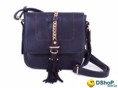 Женская сумка через плечо из качественного кожезаменителя RONAERDO (РОНАЭРДО) BAL6781-black