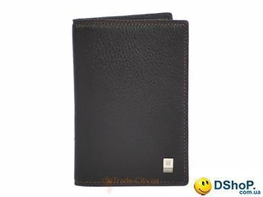 Кожаная мужская обложка для паспорта WANLIMA (ВАНЛИМА) W120475501498-black