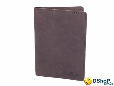 Мужская кожаная обложка для паспорта с отделением для визиток VALENTA (ВАЛЕНТА) VOY10868