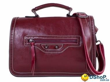 Женская кожаная сумка через плечо ETERNO (ЭТЕРНО) ET7088-red