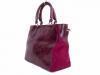 Женская кожаная сумка со вставками замши ETERNO (ЭТЕРНО) ET9400-bordo