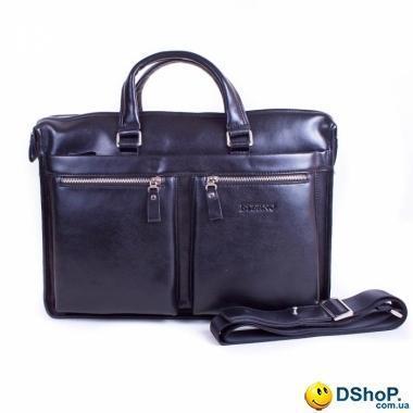Мужской кожаный портфель с карманом для ноутбука ETERNO (ЭТЭРНО) ET9005