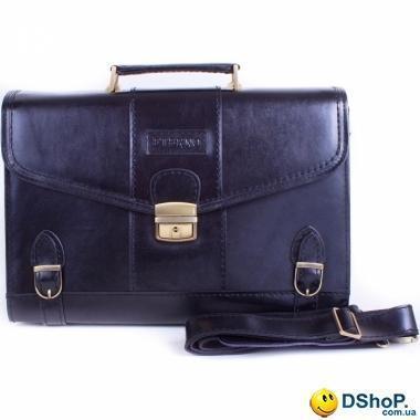 Мужской кожаный портфель с карманом для ноутбука ETERNO (ЭТЭРНО) ET525