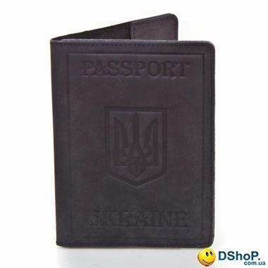Мужская кожаная обложка для паспорта VALENTA (ВАЛЕНТА) VOY15261