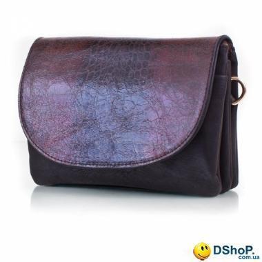 Женская сумка-клатч через плечо из качественного кожезаменителя RONAERDO (РОНАЭРДО) BAL3006-B-black