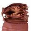 Женская сумка-клатч через плечо из качественного кожезаменителя RONAERDO (РОНАЭРДО) BAL3006-B-brown