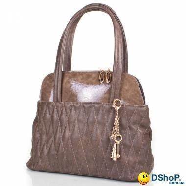 Женская сумка из качественного кожезаменителя МІС MISS32840-beige