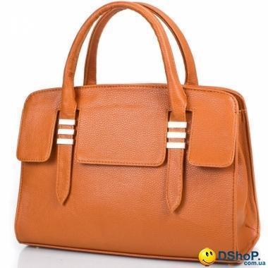 Женская сумка из качественного кожезаменителя МІС MISS32908-brown