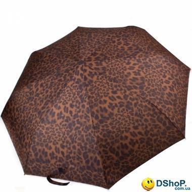 Зонт женский компактный полуавтомат HAPPY RAIN (ХЕППИ РЭЙН) U64655-dark-leopard