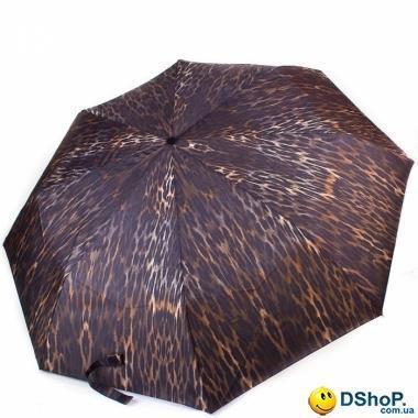 Зонт женский компактный облегченный механический HAPPY RAIN (ХЕППИ РЭЙН) U73955-dark-leopard