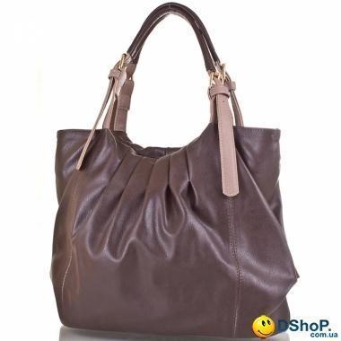 Женская сумка из качественного кожезаменителя МІС МISS32972-brown