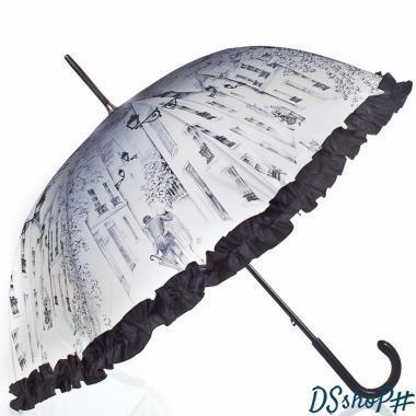 Зонт-трость женский механический GUY de JEAN (Ги де ЖАН), коллекция 
