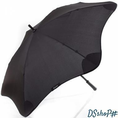 Противоштормовой зонт-трость мужской механический BLUNT (БЛАНТ) Bl-mini-black