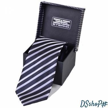 Мужской шелковый галстук ETERNO (ЭТЕРНО) EG575