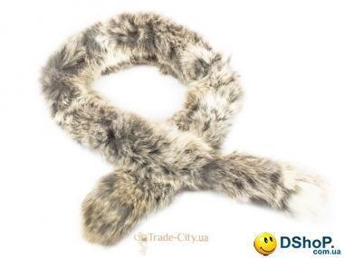 Горжетка (шарф) из меха кролика 70*7 см ETERNO (ЭТЕРНО) ES3033-grey