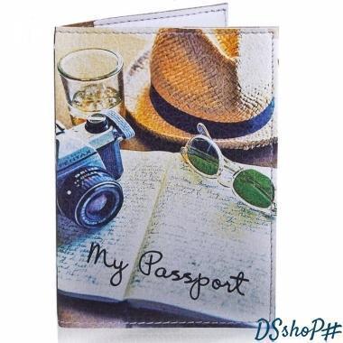 Мужская обложка для паспорта PASSPORTY (ПАСПОРТУ) KRIV148