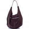 Женская дизайнерская замшевая сумка GALA GURIANOFF (ГАЛА ГУРЬЯНОВ) GG1247-brown
