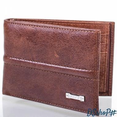 Мужской кожаный кошелек с зажимом для купюр BEIDIERKE (БЕЙДИРК) MISS173043-brown