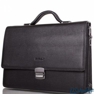 Мужской кожаный портфель с отделением для ноутбука ROCKFELD (РОКФЕЛД) DS20-020660