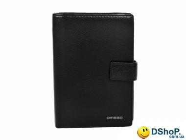 Кожаный мужской кошелек DINGGO (ДИНГГО) DG01018-black