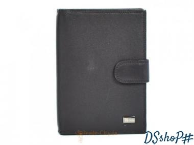 Кожаный бумажник водителя с обложкой для паспорта WANLIMA (ВАНЛИМА) W500436095-black