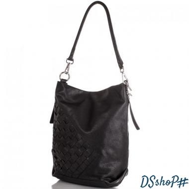 Кожаная женская сумка LILOCA (ЛИЛОКА) LC10291-black