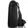 Мужская сумка-почтальонка из качественного кожезаменителя BONIS (БОНИС) SHIM8098-black