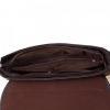 Мужская сумка-почтальонка из качественного кожезаменителя BONIS (БОНИС) SHIL8101-brown