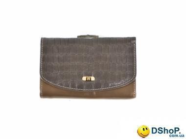 Кожаный женский кошелек WANLIMA (ВАНЛИМА) W21417390473-grey