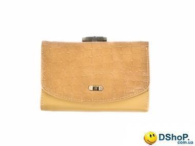 Кожаный женский кошелек WANLIMA (ВАНЛИМА) W21417390473-beige