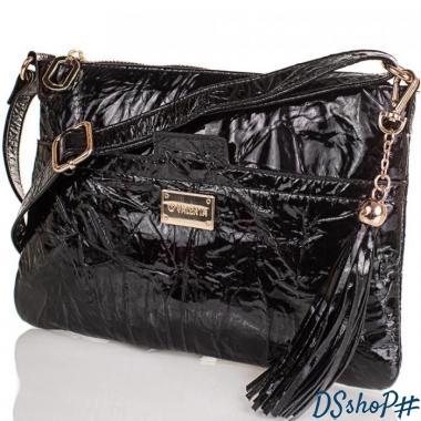 Женская кожаная сумка-клатч VALENTA (ВАЛЕНТА) VBE6080401