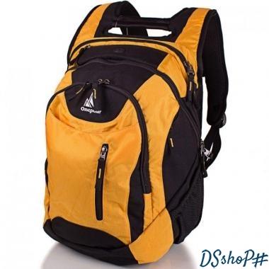 Мужской рюкзак с отделение для ноутбука ONEPOLAR (ВАНПОЛАР) W1359-yellow