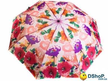 Зонт женский облегченный компактный PIERRE CARDIN (ПЬЕР КАРДЕН) U80726-violet-zvetok