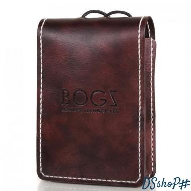 Мужской кожаный бумажник ручной работы BOGZ (БОГЗ) BZ-2-A132
