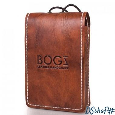 Мужской кожаный бумажник ручной работы BOGZ (БОГЗ) BZ-2-A134