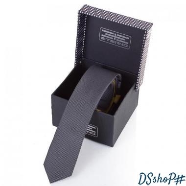 Мужской узкий шелковый галстук ETERNO (ЭТЕРНО) EG605