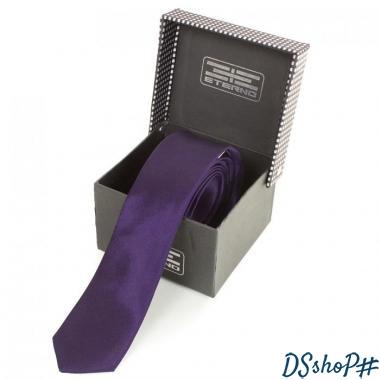 Мужской узкий шелковый галстук ETERNO (ЭТЕРНО) EG625