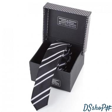 Мужской узкий шелковый галстук ETERNO (ЭТЕРНО) EG651