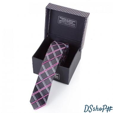 Мужской узкий шелковый галстук ETERNO (ЭТЕРНО) EG652