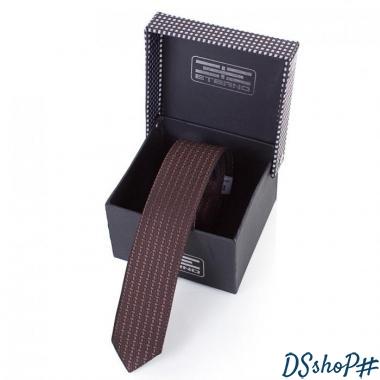 Мужской узкий шелковый галстук ETERNO (ЭТЕРНО) EG653