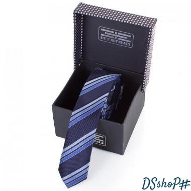 Мужской узкий шелковый галстук ETERNO (ЭТЕРНО) EG656