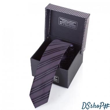 Мужской узкий шелковый галстук ETERNO (ЭТЕРНО) EG659