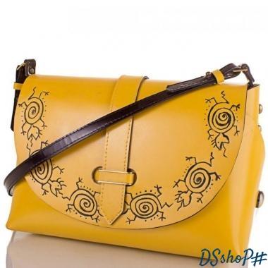 Женская дизайнерская кожаная сумка  GALA GURIANOFF (ГАЛА ГУРЬЯНОВ) GG1256