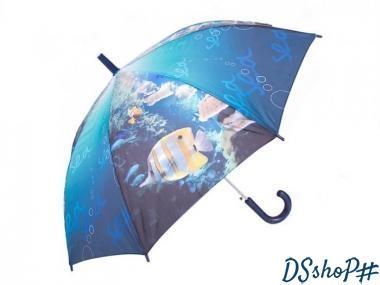 Зонт-трость детский полуавтомат облегченный DOPPLER (ДОППЛЕР) DOP72759K-1