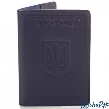 Мужская кожаная обложка для паспорта VALENTA (ВАЛЕНТА) VOY1521212-6